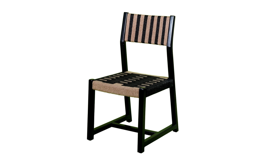 Chair Linea R, Beech Wood, with Giuta Rope