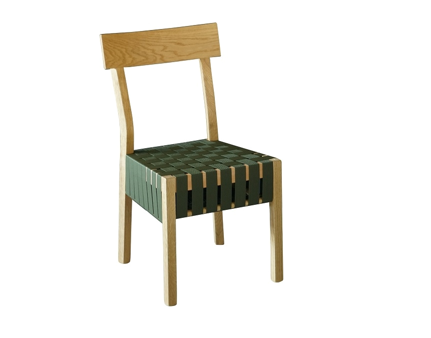Chair Ditalia, Oak Wood, with Belt