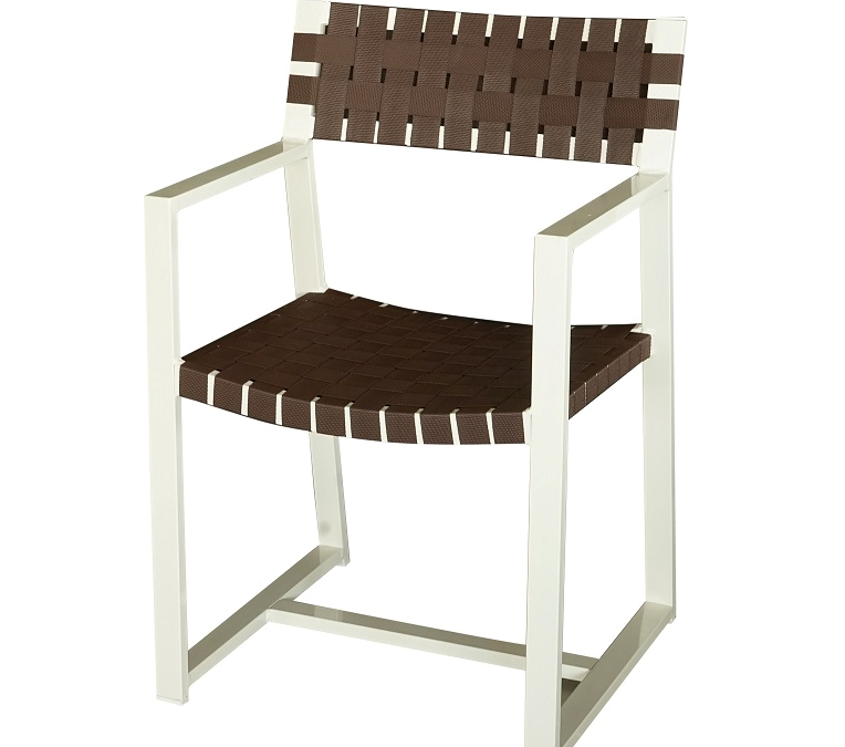 Armchair Linea R, Alum, Straps