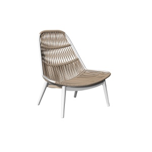 Como Lounge Chair Without Seat Cushion