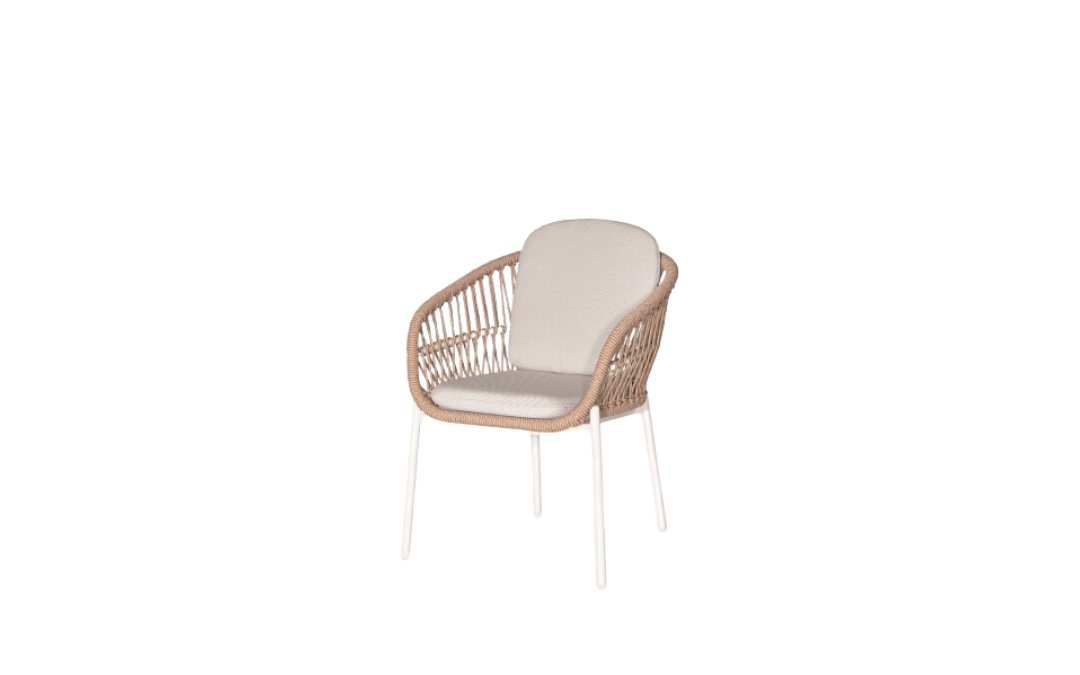 Armchair Bari Dining Ivory